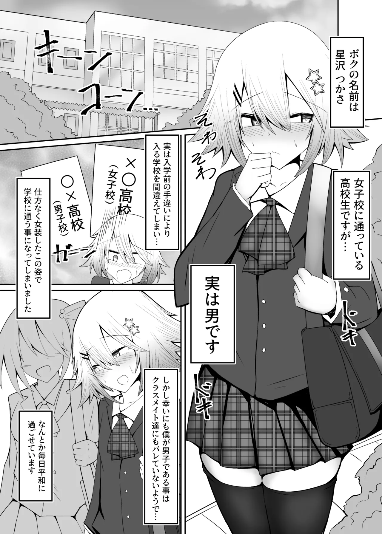 男の娘女子高生くんメス化指導 Page.2