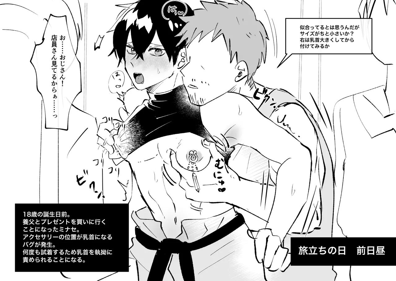 ゲーム世界に転生したらバグったモブにえっちなコトされるメス男子 Page.4