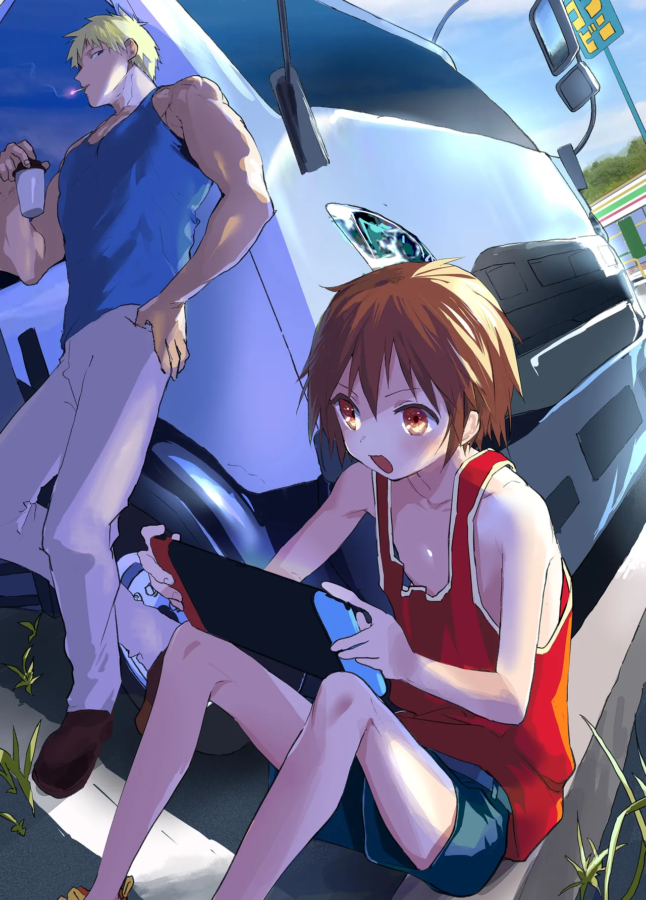 トラック運転手といらない子のエロマンガ Page.2