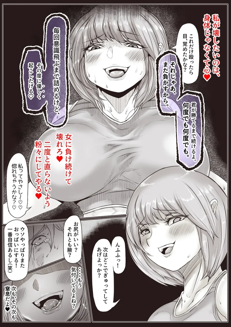 格闘家お姉さんによるマゾ化改造特訓 Page.24