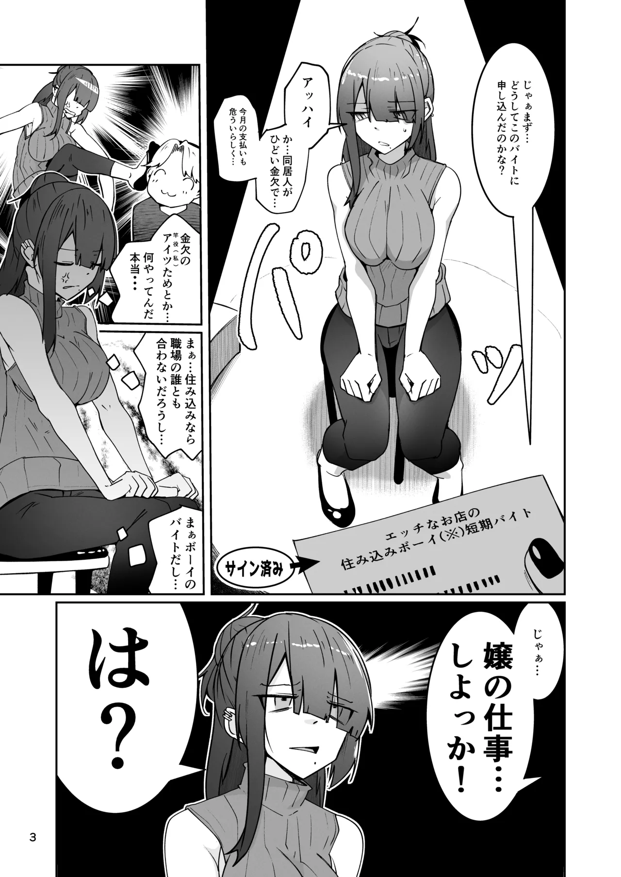 どうしてバイト先が風俗の嬢なんだ⁉ Page.3