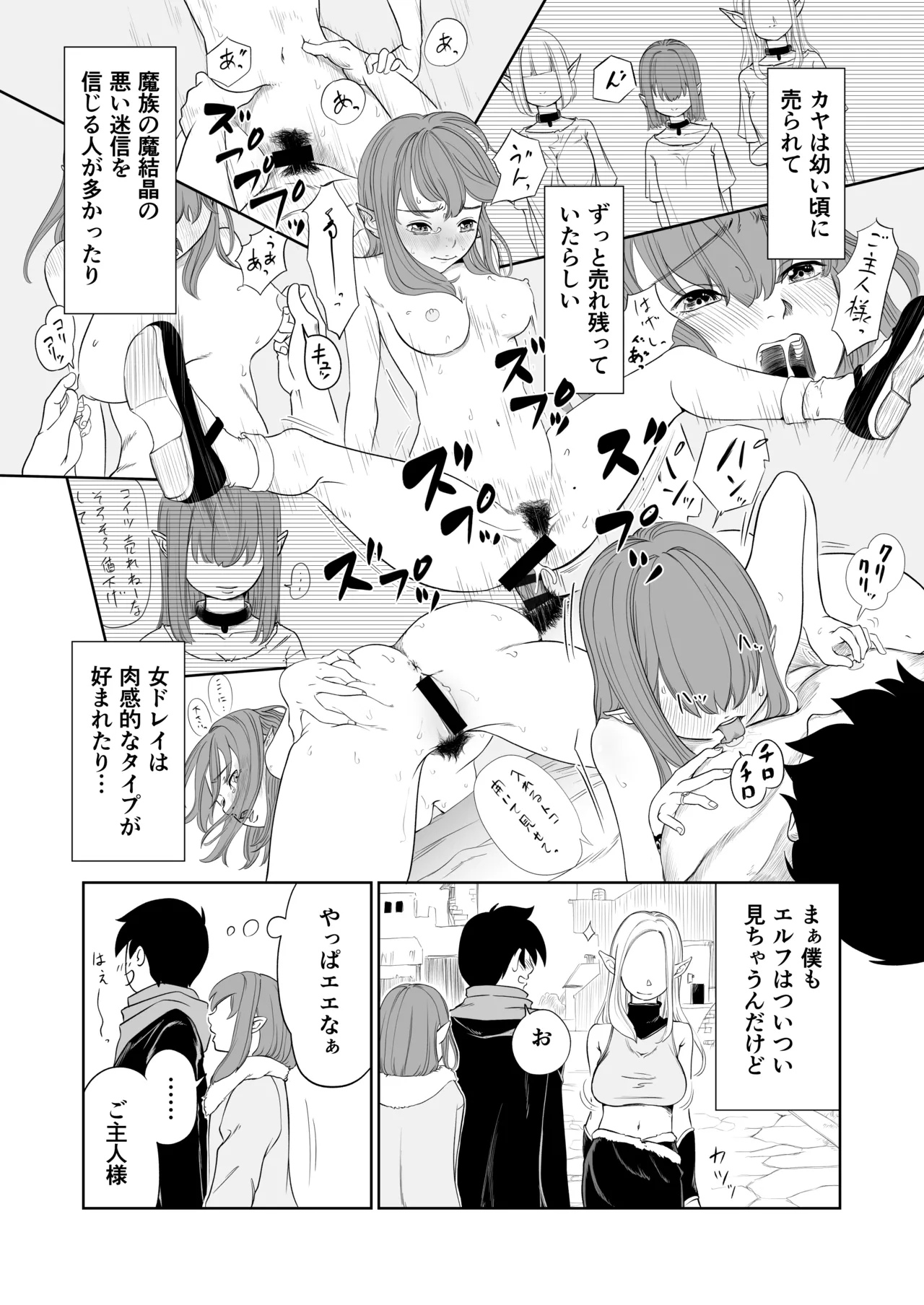 転生ぼっち、奴●少女を買う。 Page.36