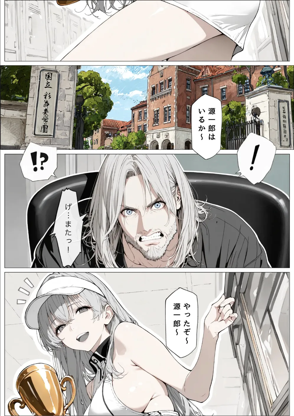 國立彩舞来学園 第10話 [AI Generated] Page.198