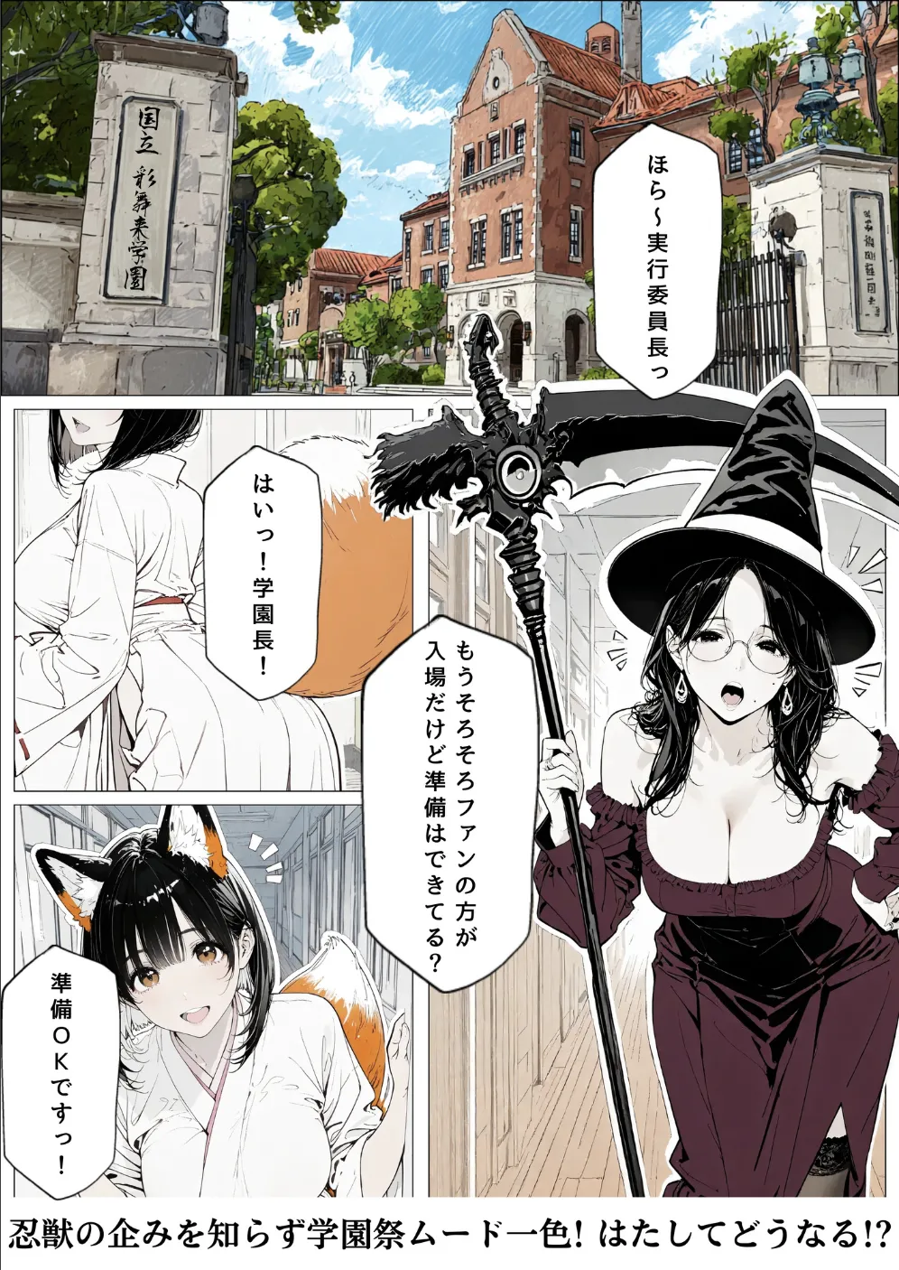 國立彩舞来学園 第10話 [AI Generated] Page.204