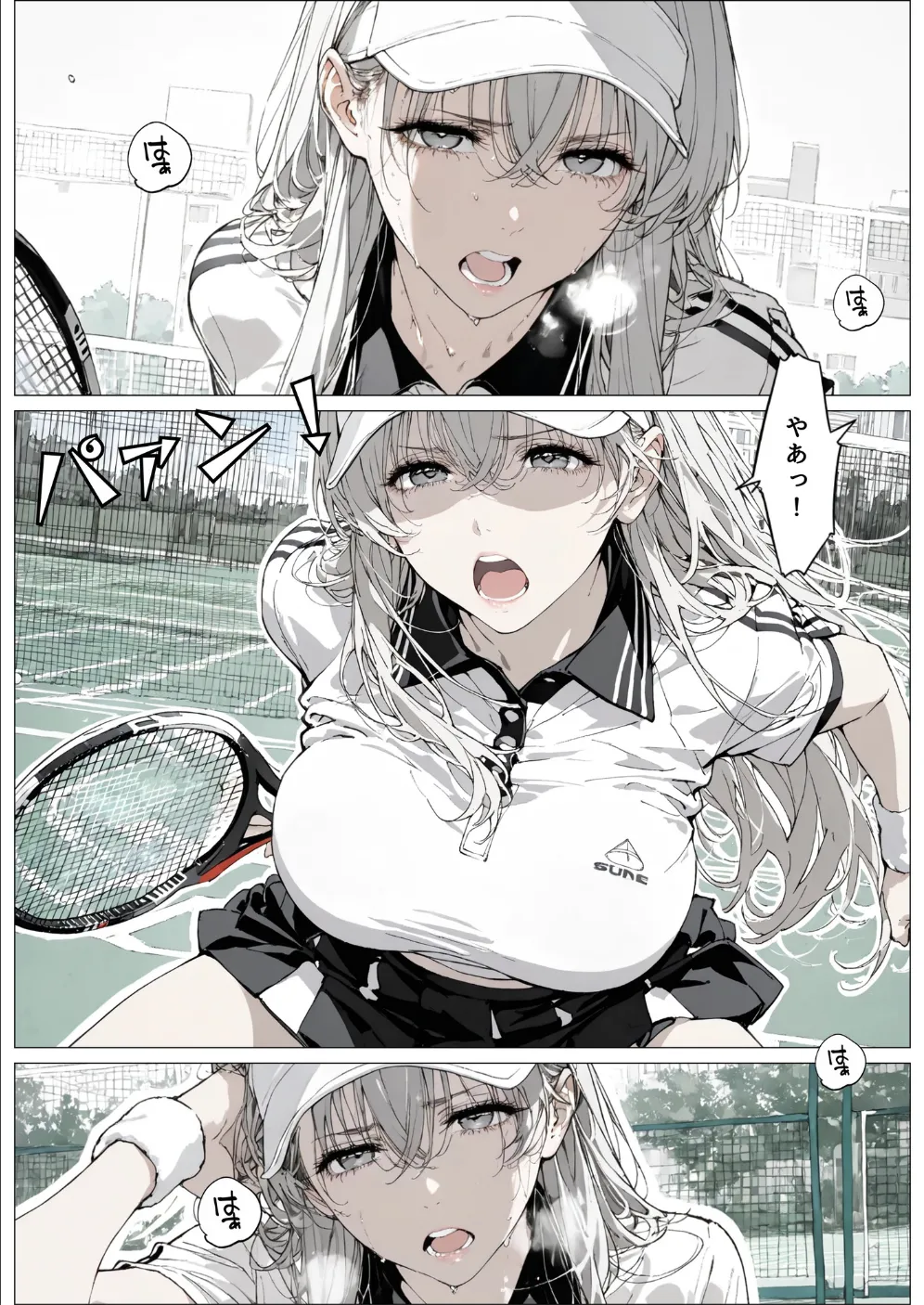 國立彩舞来学園 第10話 [AI Generated] Page.44