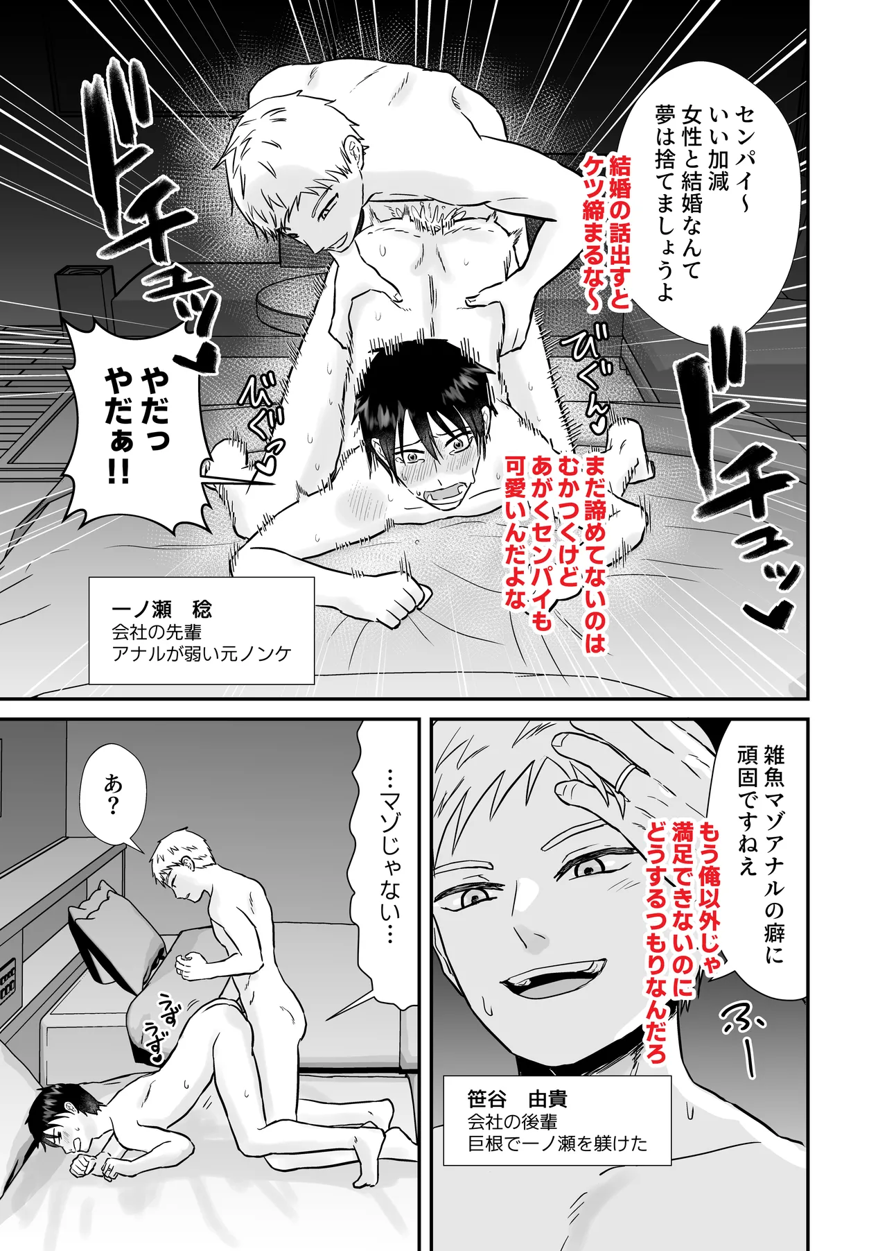 元ノンケが彼氏とヨリを戻すため性感帯を差し出してイキ我慢する話 Page.36
