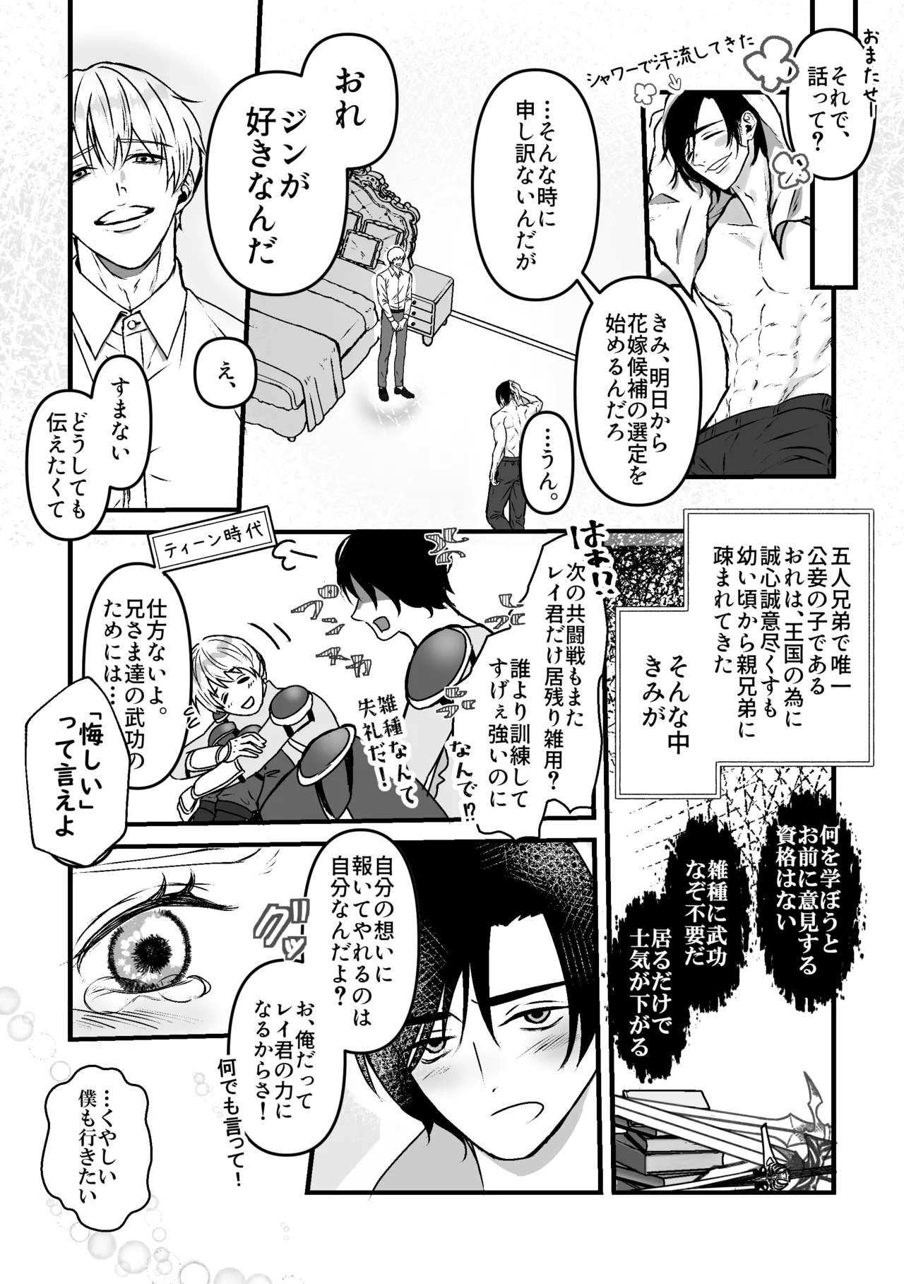 あなたのためのカントボーイ〜王子と王子の激重一途な孕まセックス!!〜 Page.8