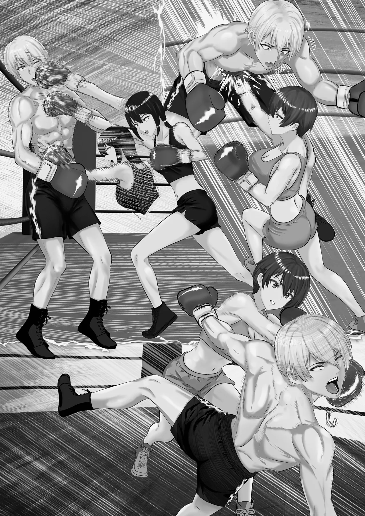 ジム期待の若手男子プロボクサーが女子高生姉妹に完敗するまで Page.2