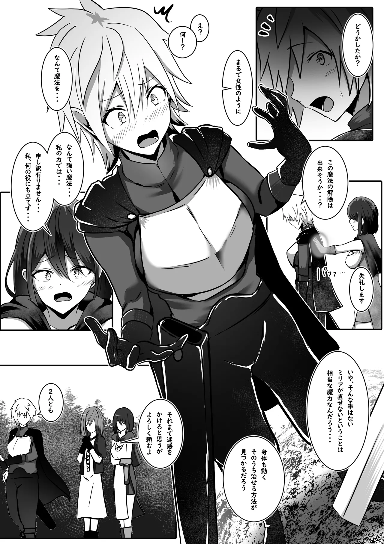 女になった勇者は仲間に抱かれる Page.6