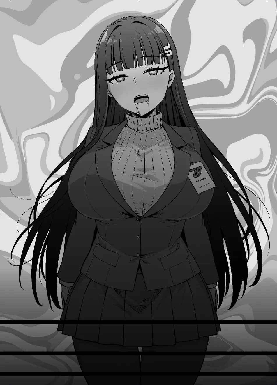 ブルアカMC 調月リオがマゾメスビッチに堕とされオマンコ学園に転校する漫画9P Page.11