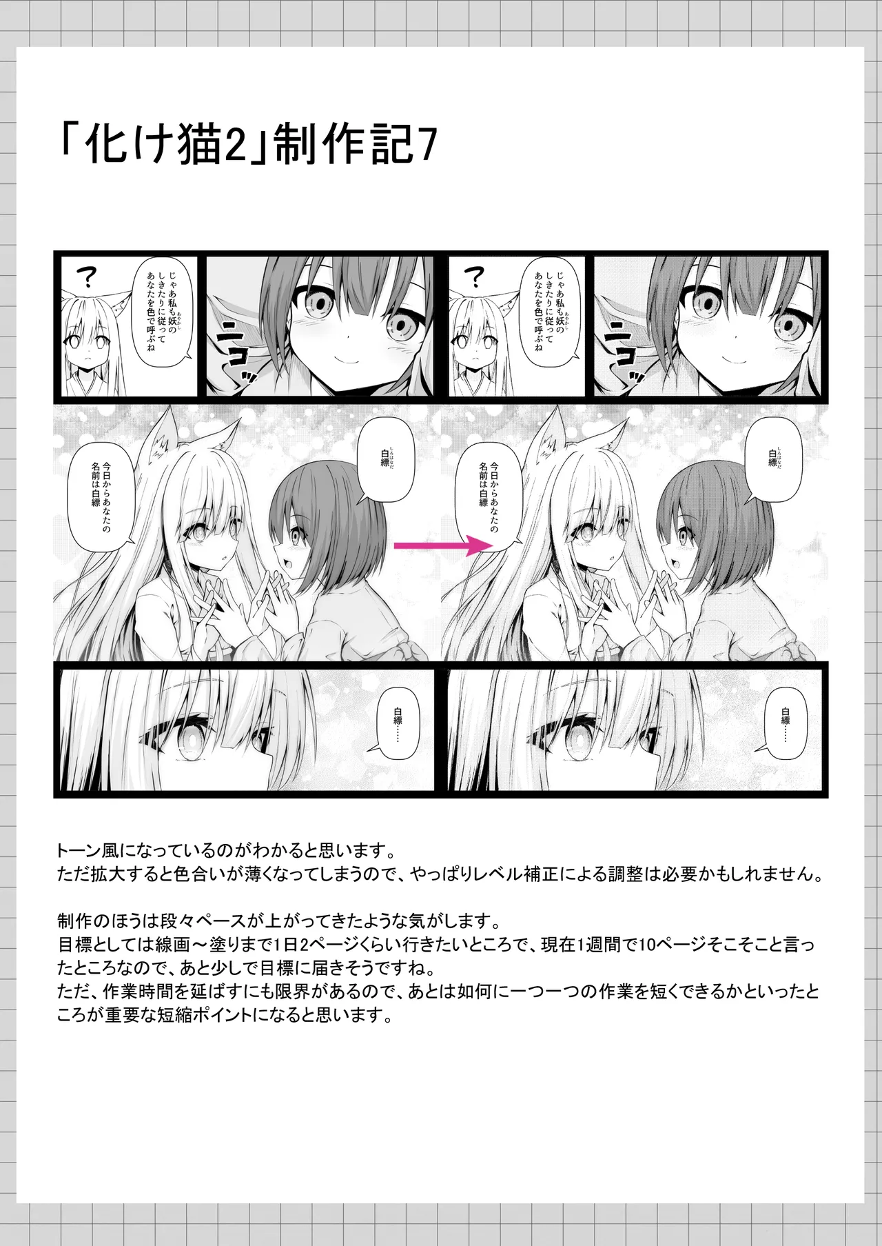 俺は失恋し化け猫は再び現れる+制作記セット Page.119