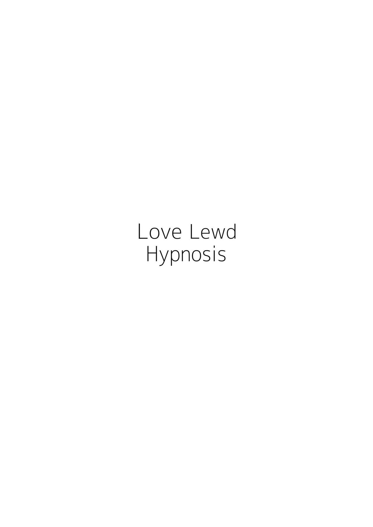 Love Lewd Hypnosis Page.2