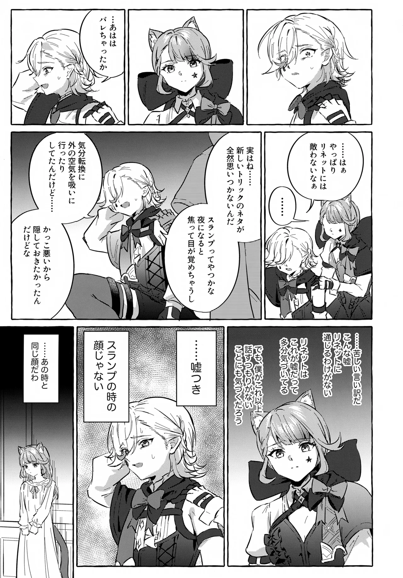 囚われの微熱と、幻光のトリック Page.38