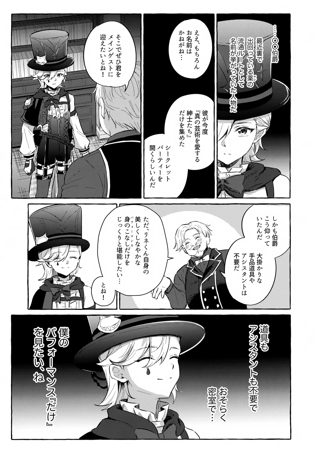 囚われの微熱と、幻光のトリック Page.4