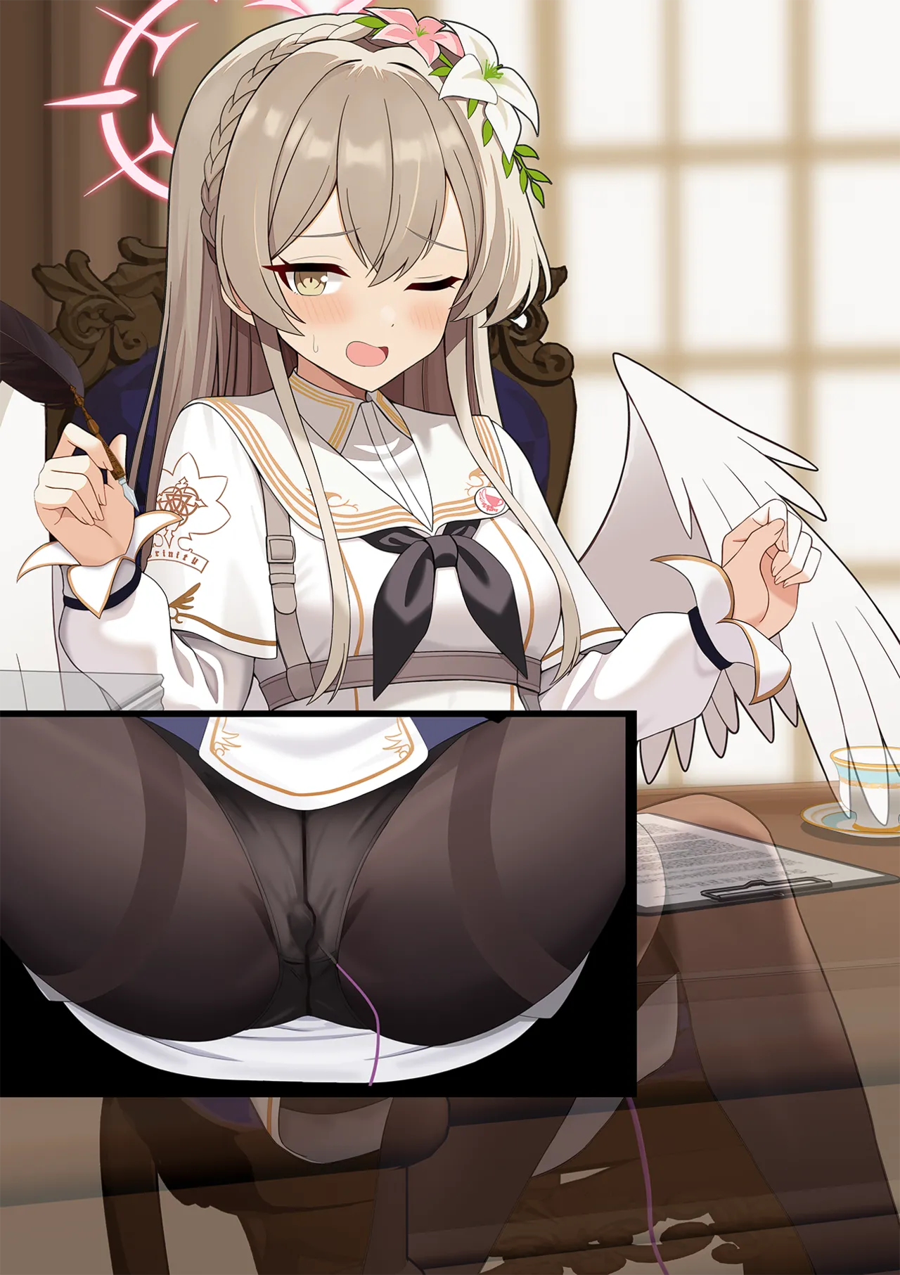 連続絶頂！淫ティーパーティー！～肉道具とロールケーキを添えて～ Page.313