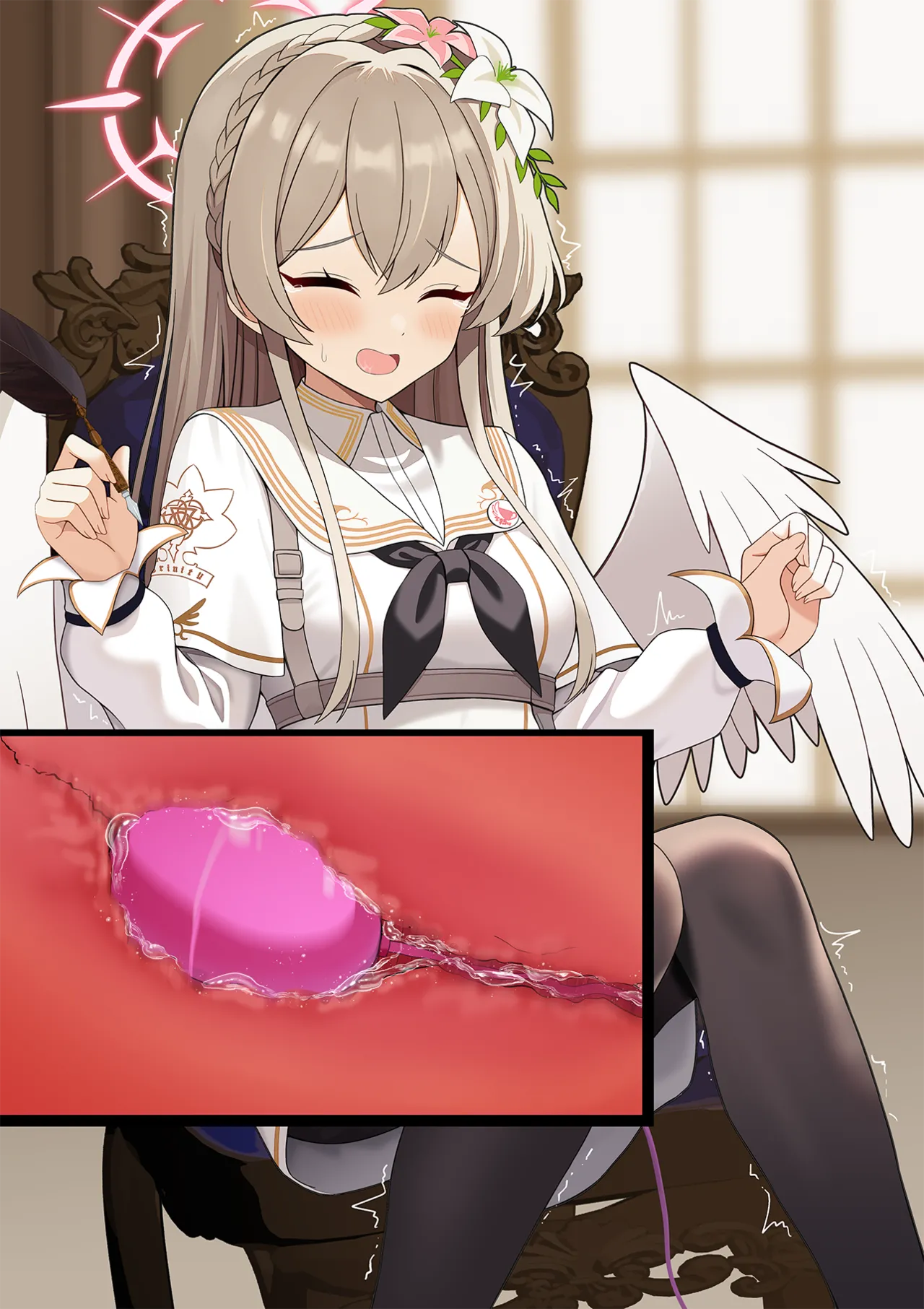 連続絶頂！淫ティーパーティー！～肉道具とロールケーキを添えて～ Page.317