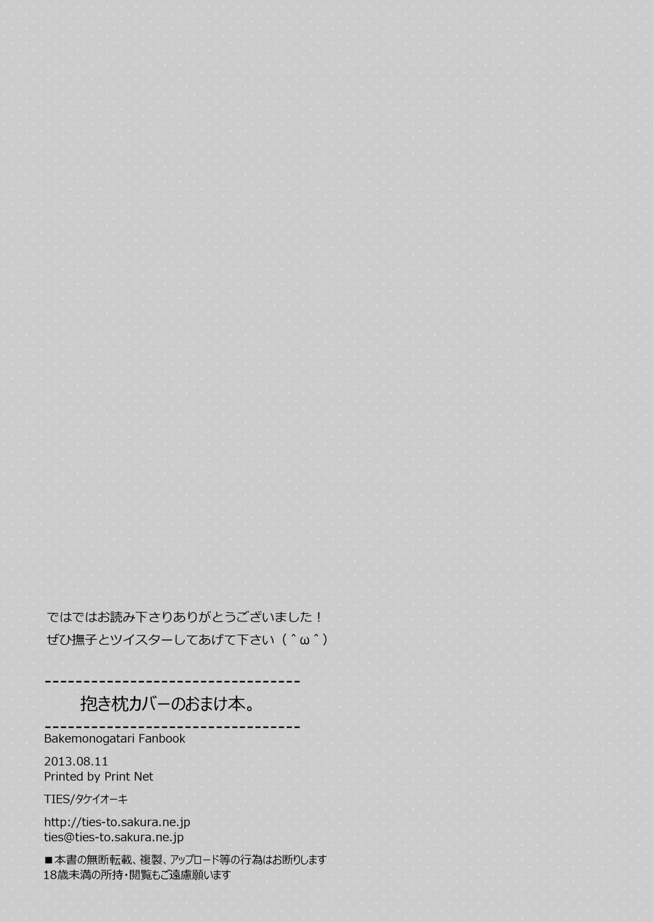 抱き枕カバーのおまけ本 Page.11