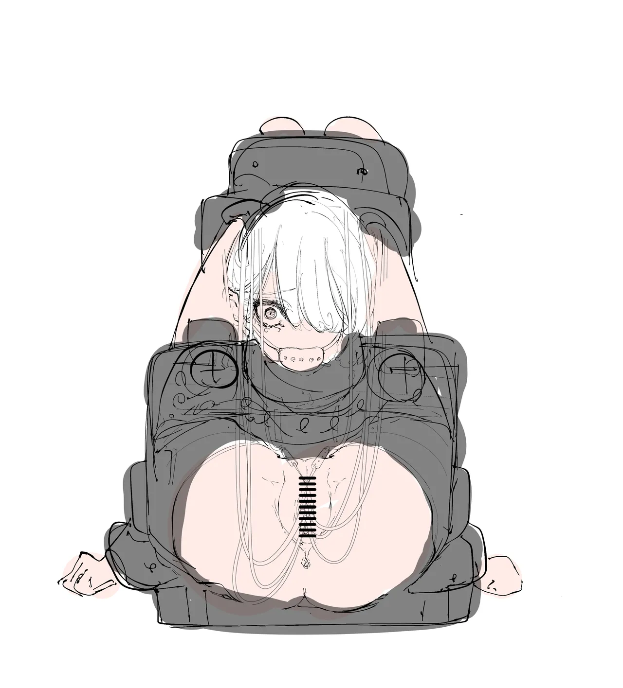 拘束少女器具責め漫画 女体器具蹂躙～完全拘束少女／クリ肥大化実験／無限ディルド機械姦／性器徹底集中責めなど～ Page.121