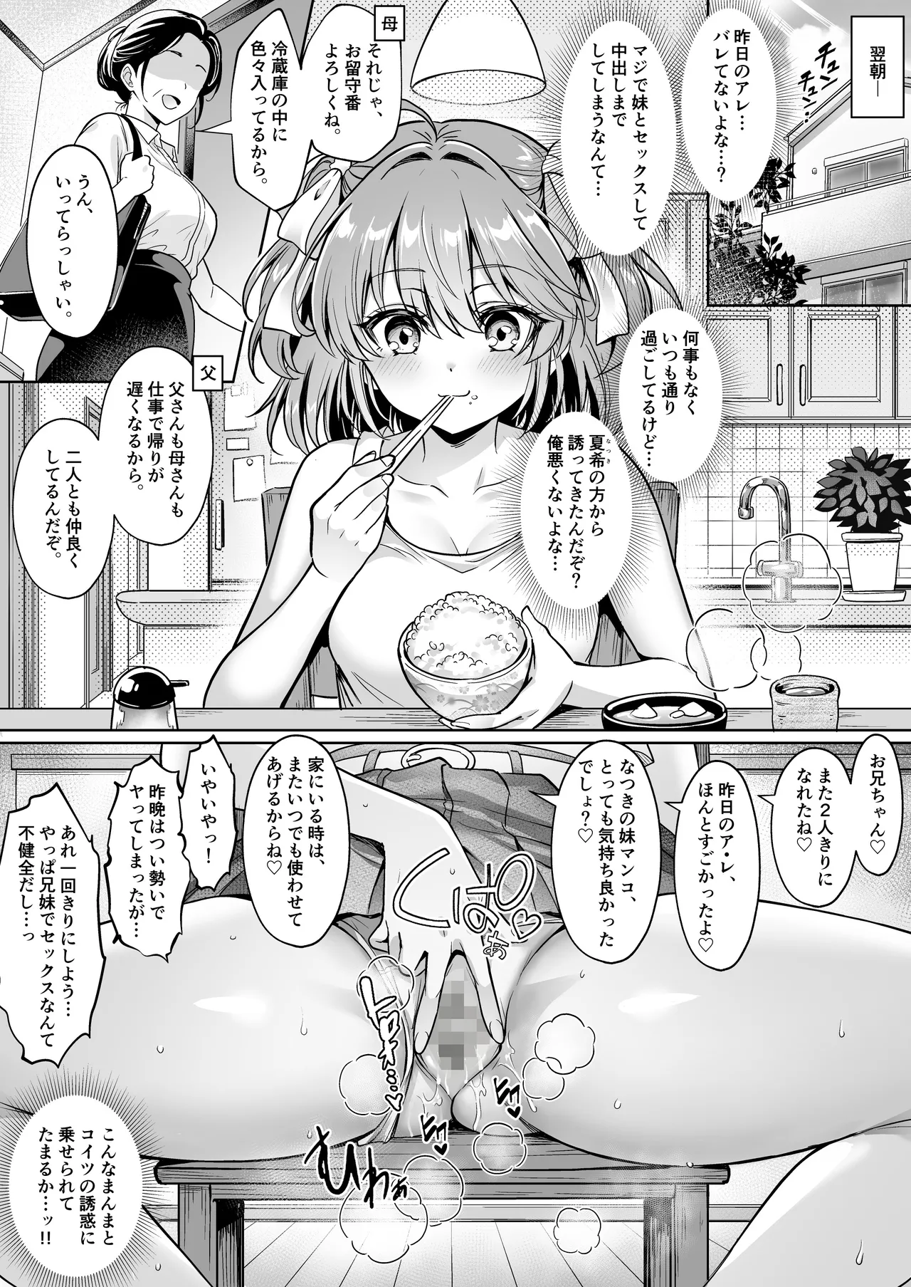 久々に帰省したら妹がドスケベメス○キになってた件 〜妹と過ごすHな夏休み〜 Page.13