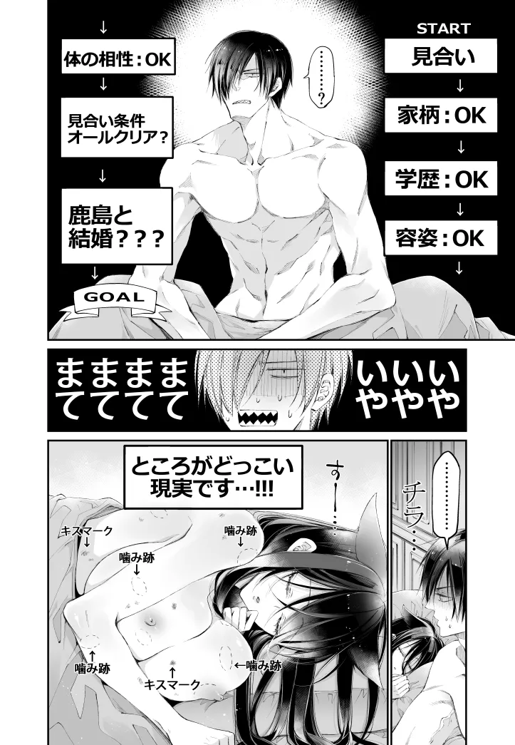 ターシャリトランスストレンジ*人生負け知らずの俺が唯一勝てなかった相手と10年後に再会して見合い(1ヵ月同棲)する話 Page.57