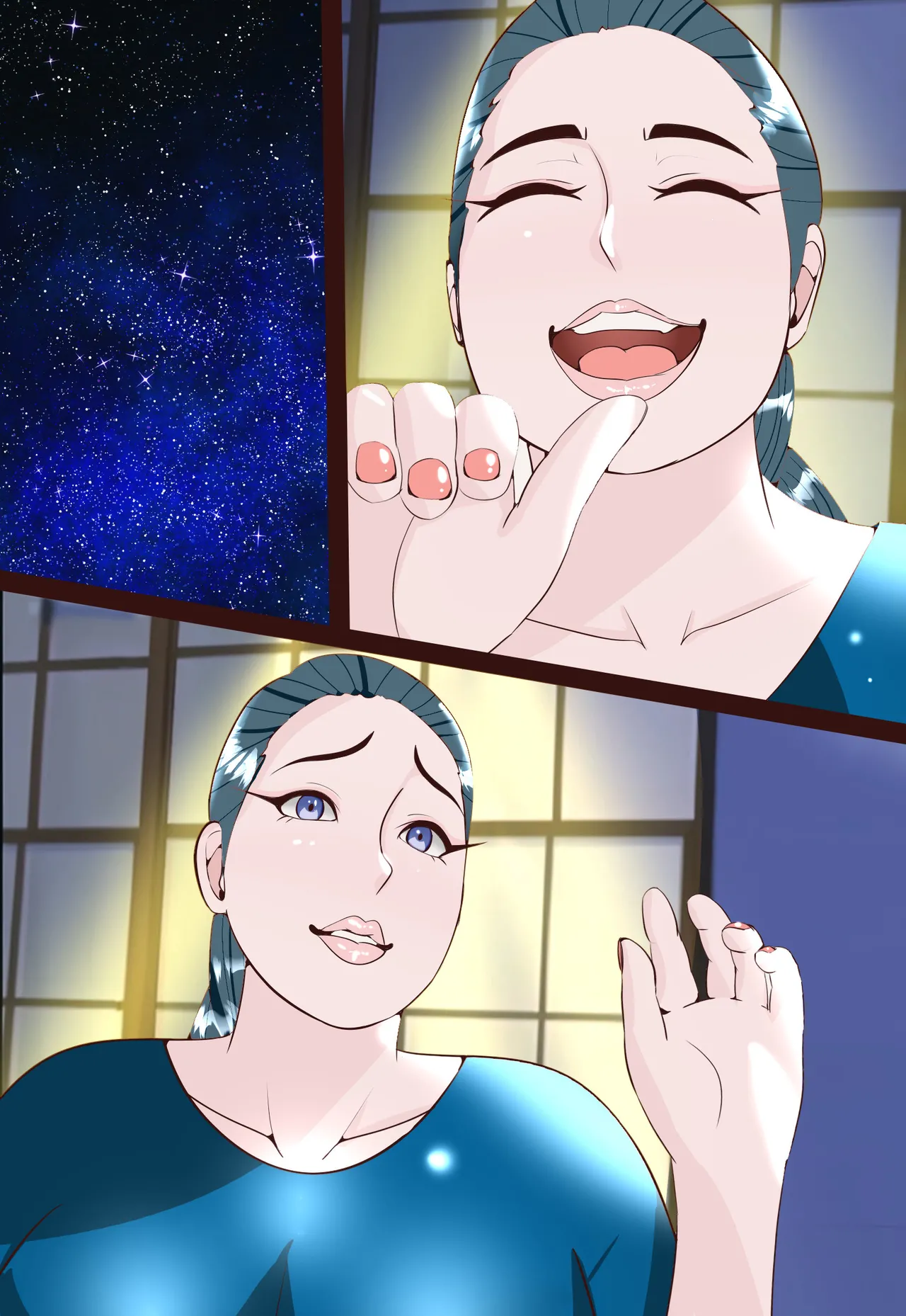 郷愁 僕主観母目線 田舎のおかんが不良にハメられて同人AVに出演した話 Page.105