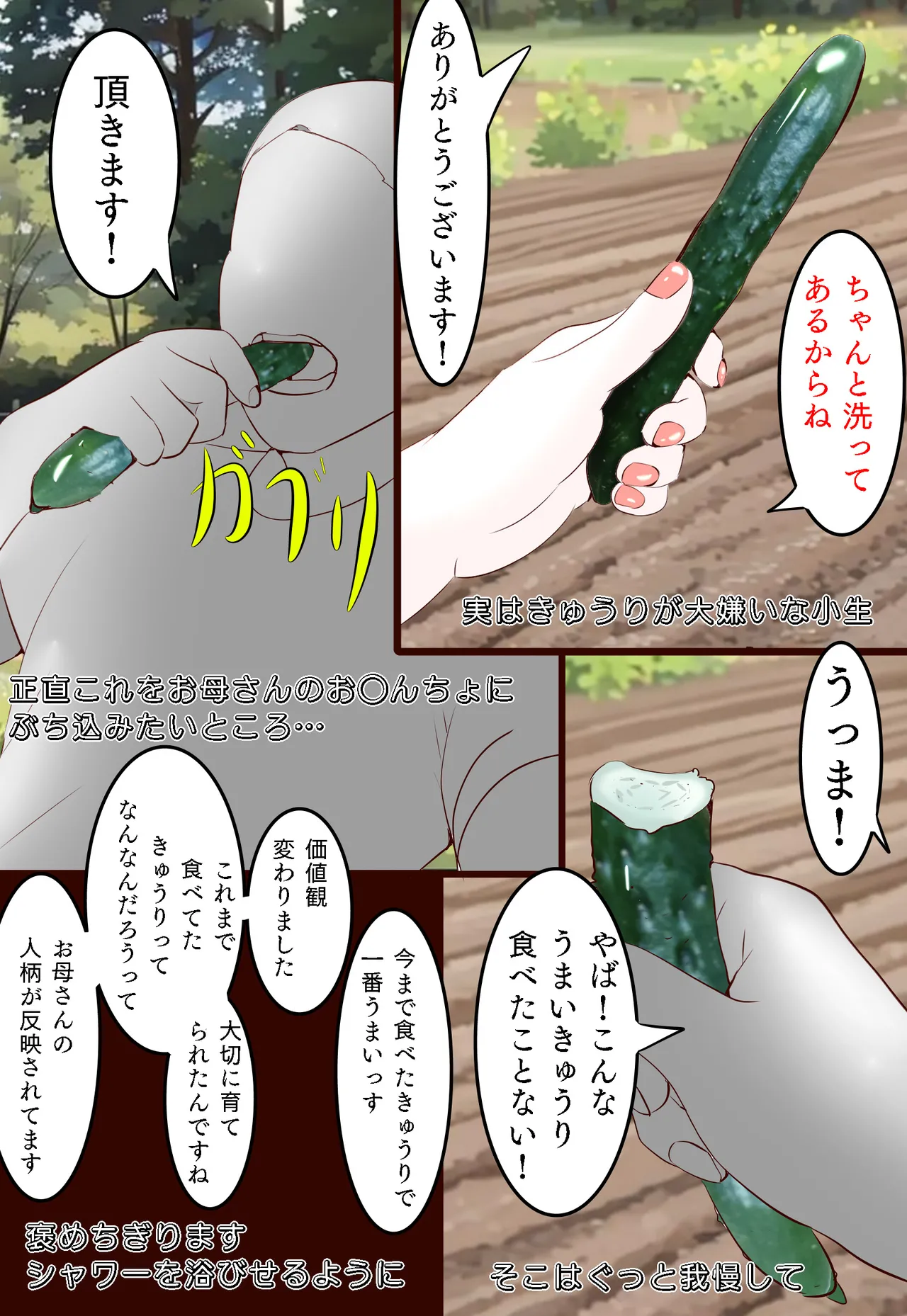 郷愁 僕主観母目線 田舎のおかんが不良にハメられて同人AVに出演した話 Page.24