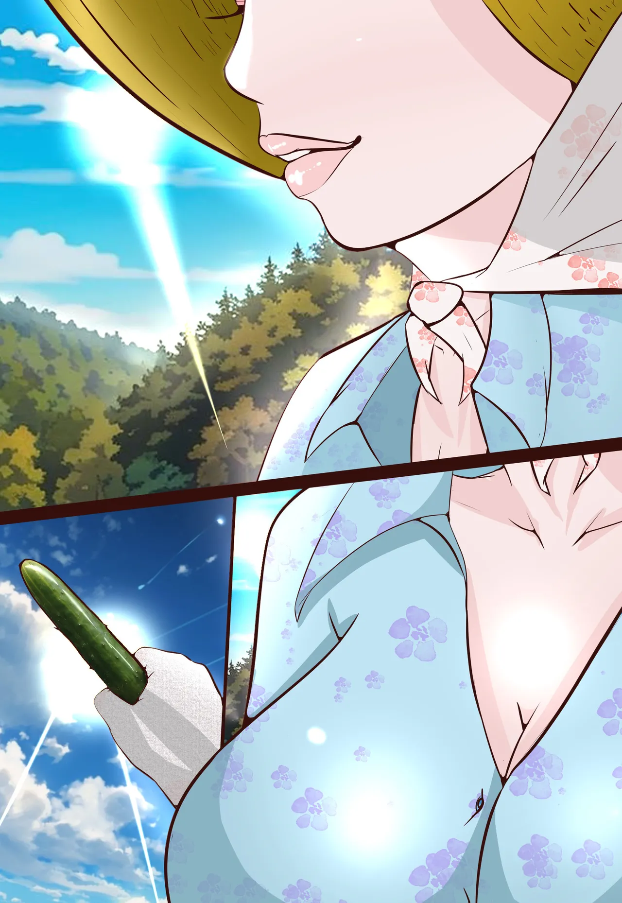 郷愁 僕主観母目線 田舎のおかんが不良にハメられて同人AVに出演した話 Page.99