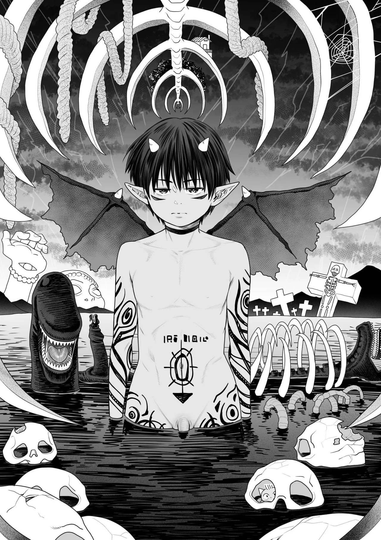 Devil Skin Bitch! -生イキ淫魔少年の搾精計画- [英訳] Page.67