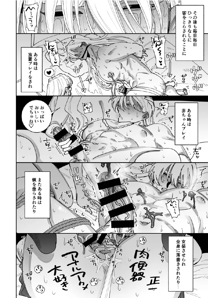 ほまれくんは逃げられない～御曹司がメス堕ちからのペット堕ちするまでの記録～ Page.9