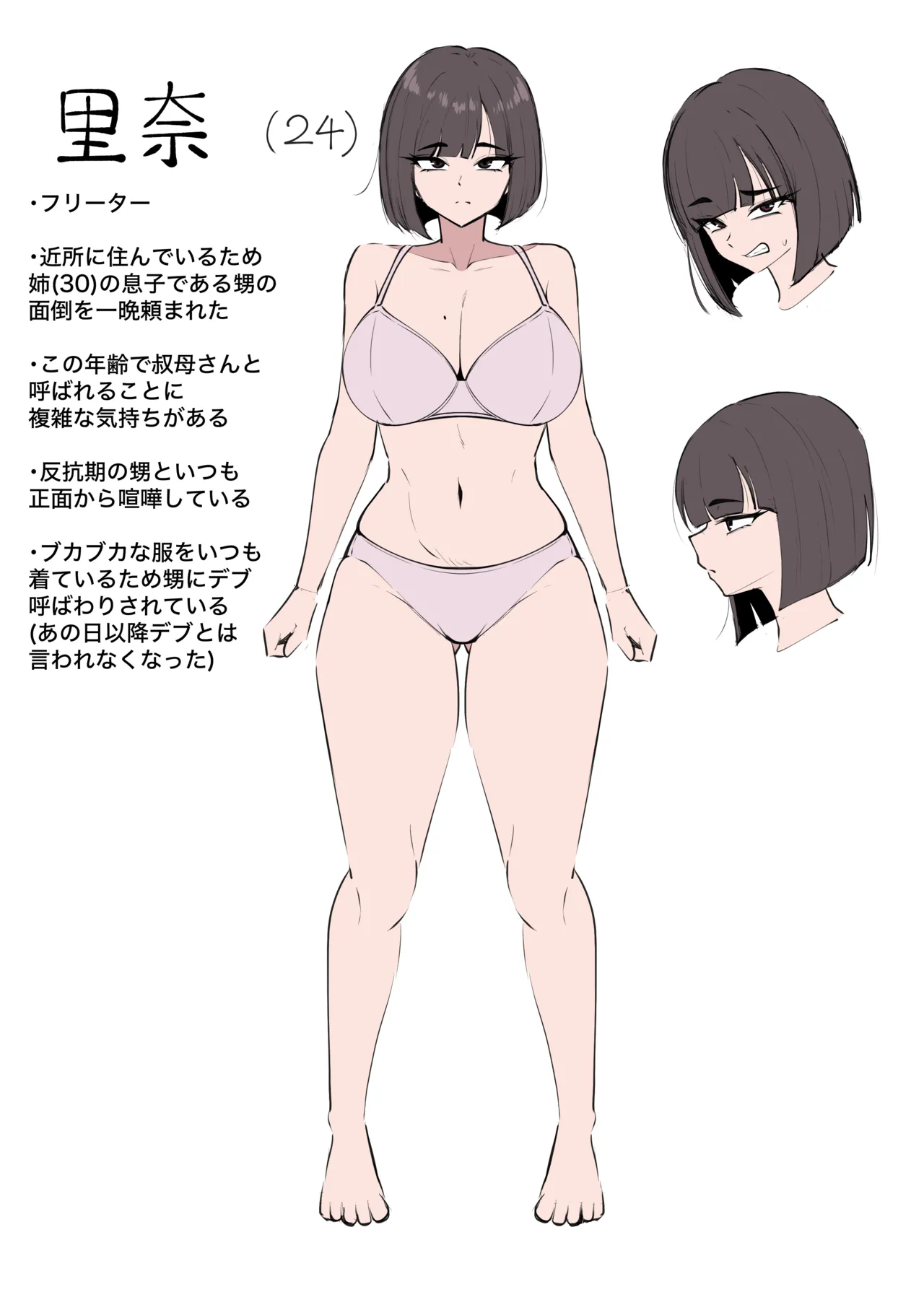 おばと一緒にお風呂に入る漫画 Page.12