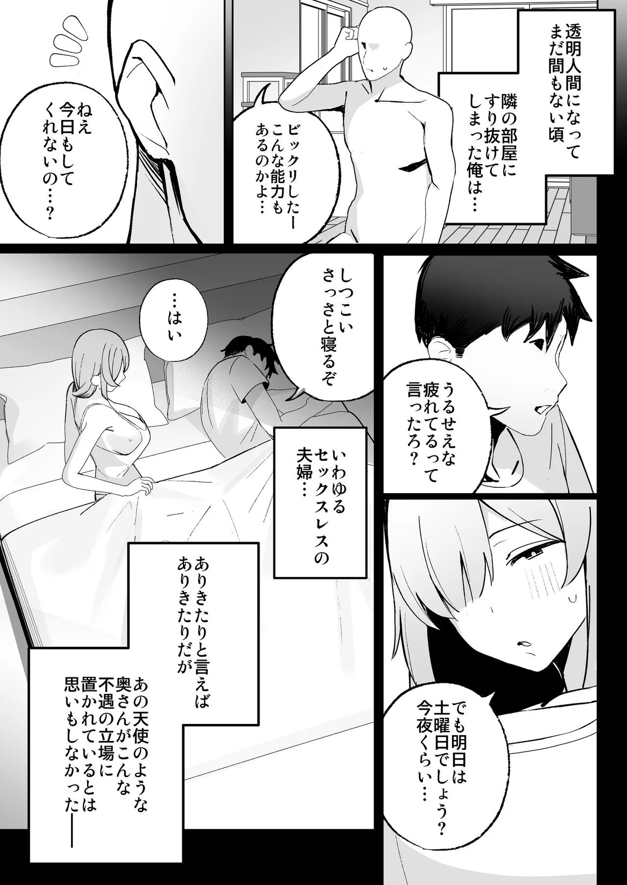 孤独のセックス 〜透明人間なので人妻もギャルもNTRしても無罪です〜 Page.24