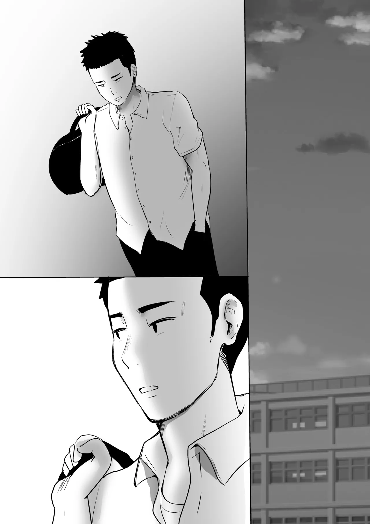 修学旅行中に密会がバレ反省部屋で生活指導に寝取られ4 Page.74