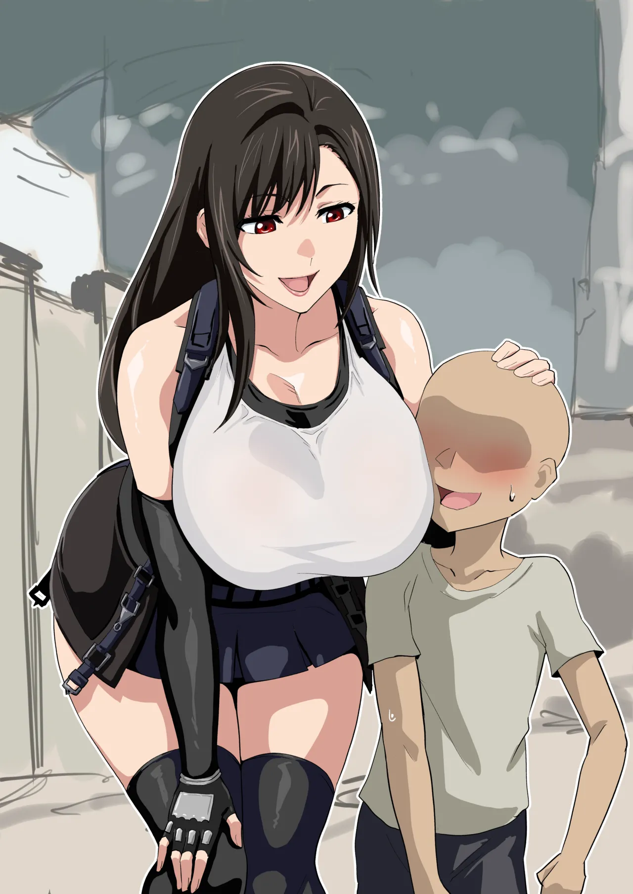 ティファとがきんちょ Page.8