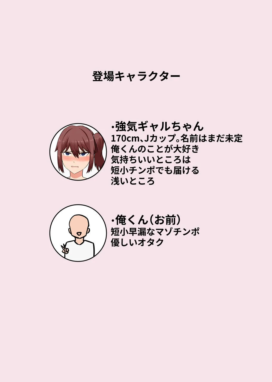 短小早漏マゾなキミに優しい強気ギャル R18イラスト集