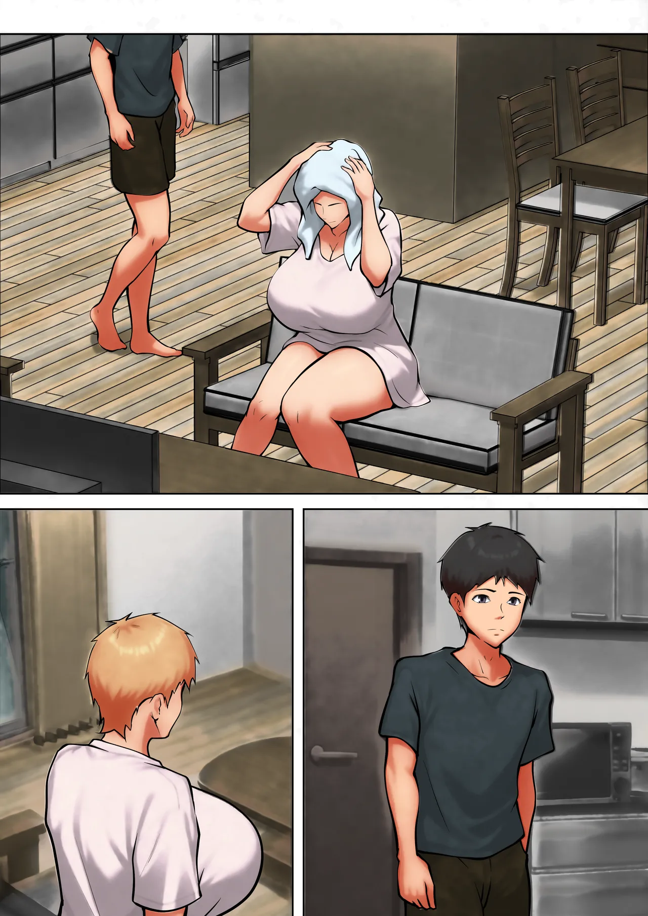 義理の親子が同居してればきっとこう5 Page.8
