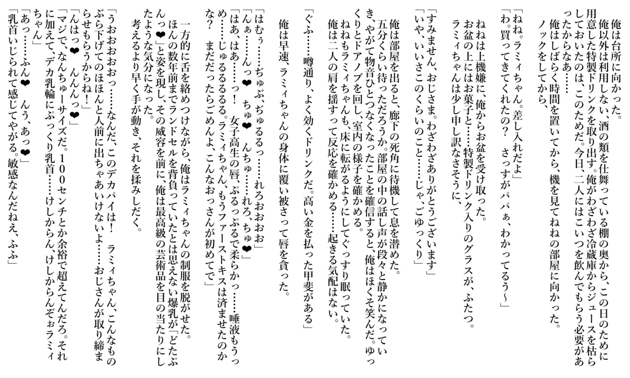 自分の◯とその友達に一服盛って昏睡レ◯プするお話 Page.3