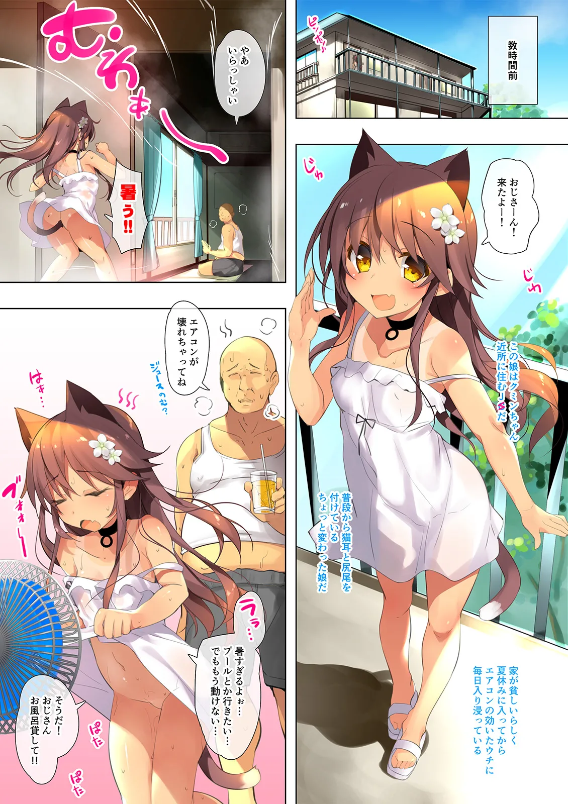 Neko Neko Note 5 エアコンが壊れた部屋で汗だくセックスする本 Page.7
