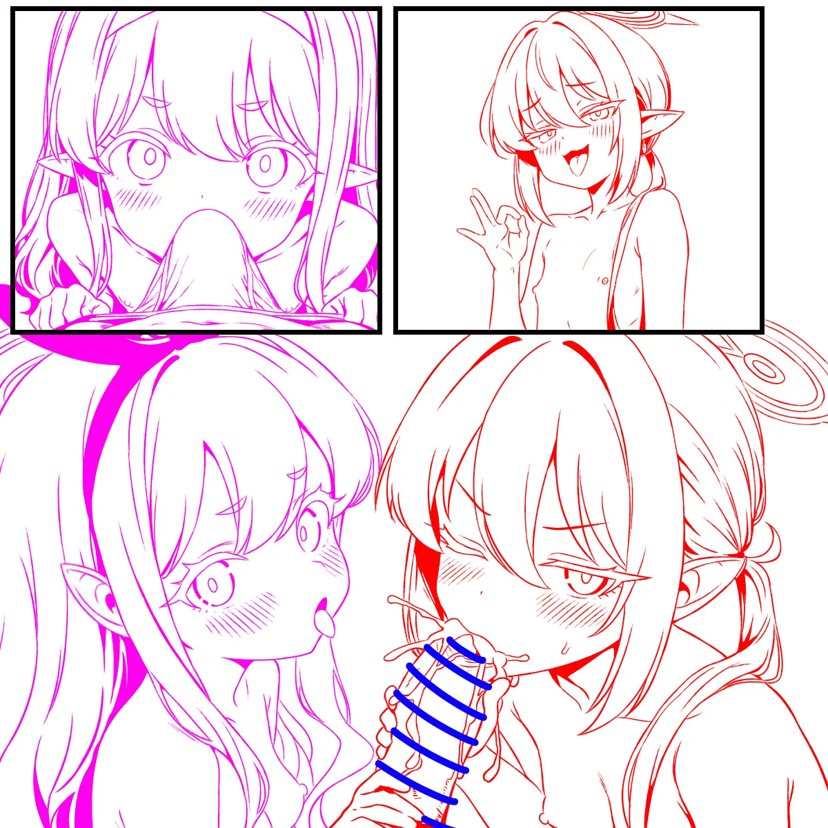 並列充填するヒカリ＆ノゾミ Page.7