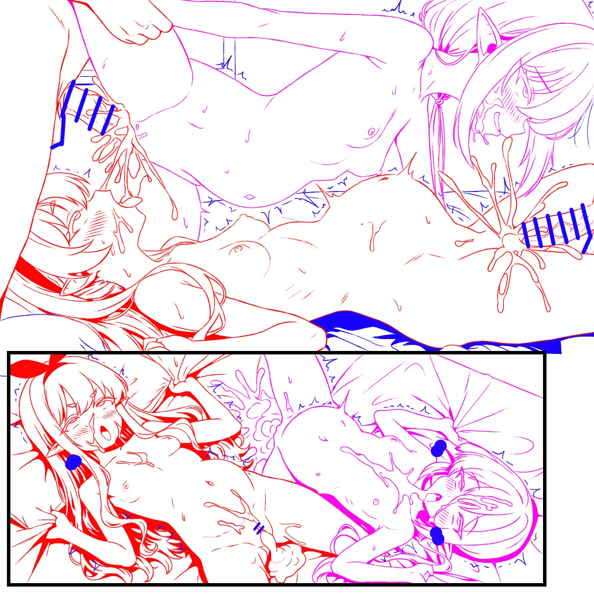 並列充填するヒカリ＆ノゾミ Page.9
