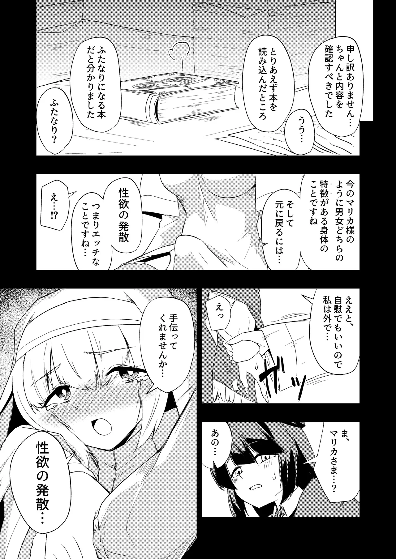 聖女と司書とふたなりになる本 Page.13