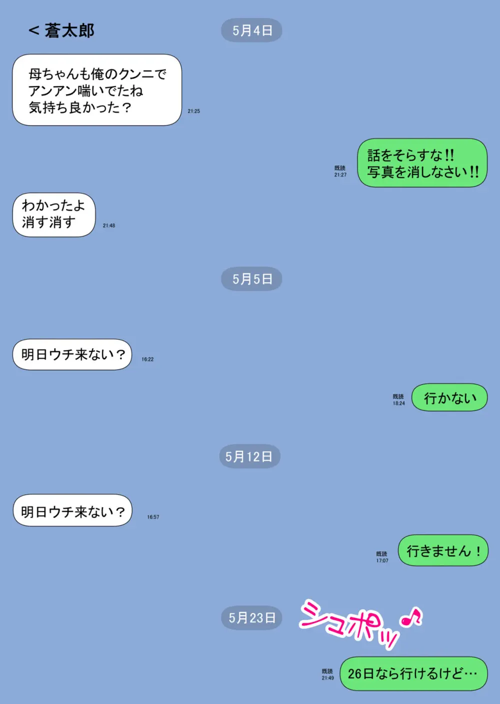一人暮らしをする息子のアパートにノコノコ一人でやってくる不用心な母 Page.68