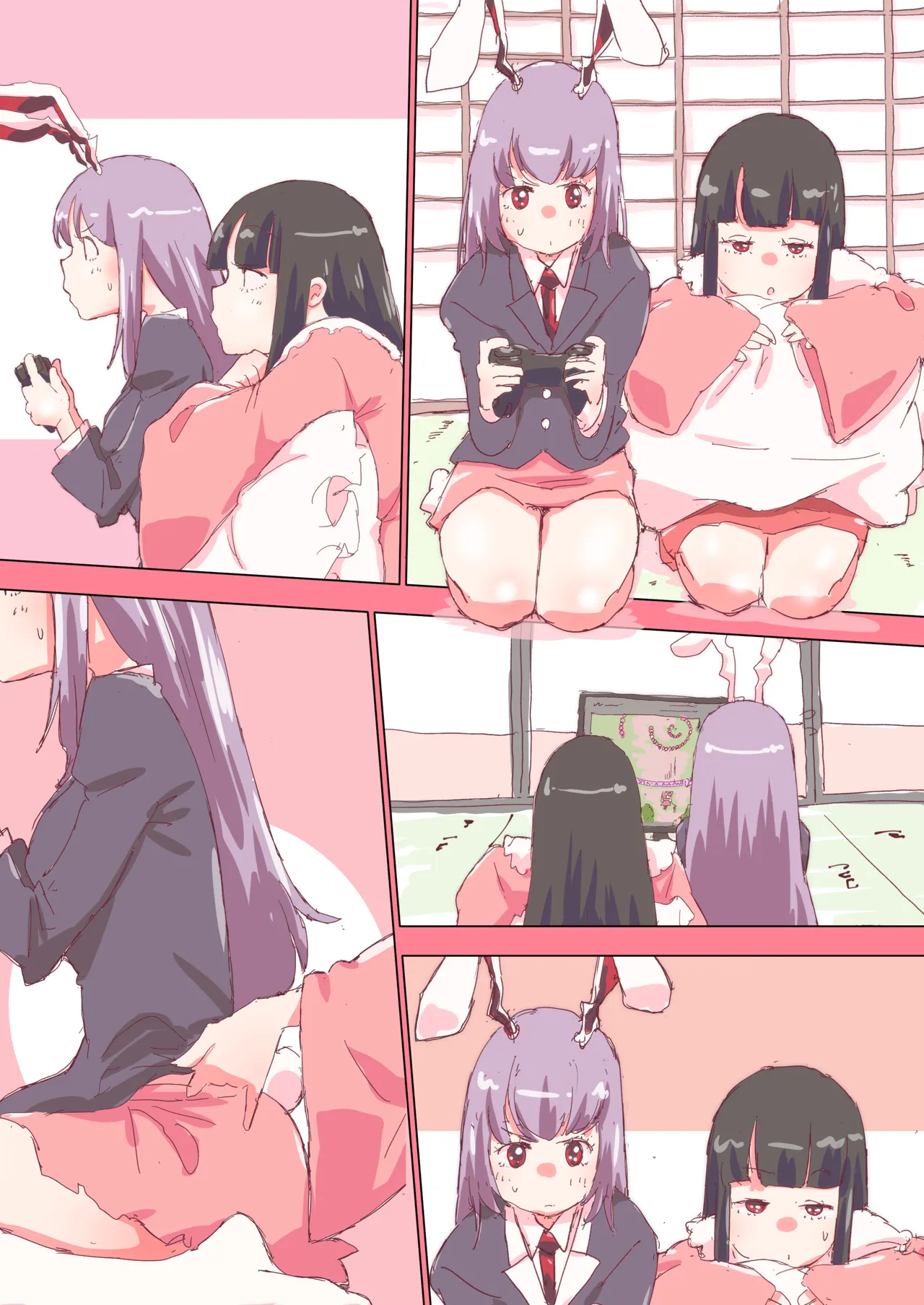 ページ漫画 #輝夜 #鈴仙 #漫画 Page.5