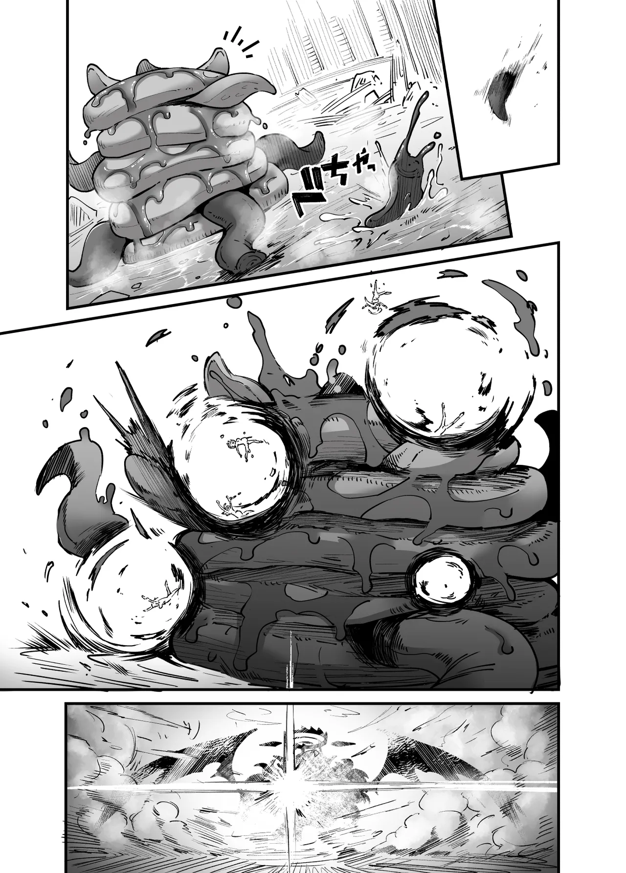 スターウォーズらくがき②] ヒナちゃんVSパンちゃん進捗 Page.9