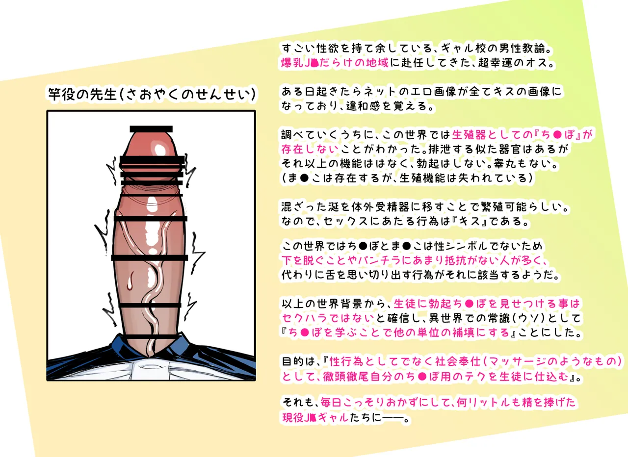 ち●ぽが存在しない並行世界に、ち●ぽぶらさげて転生した。 Page.9