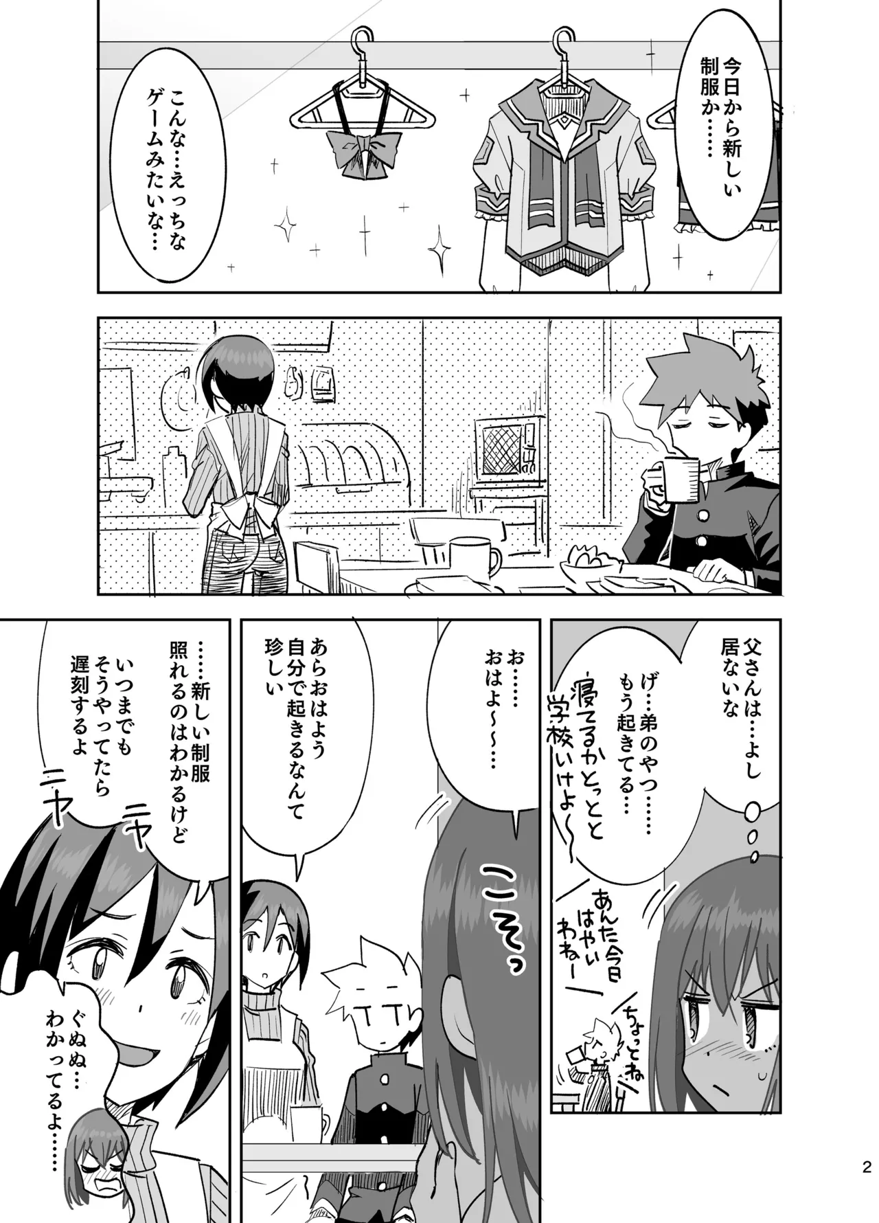 全裸登校～出発編～ Page.2