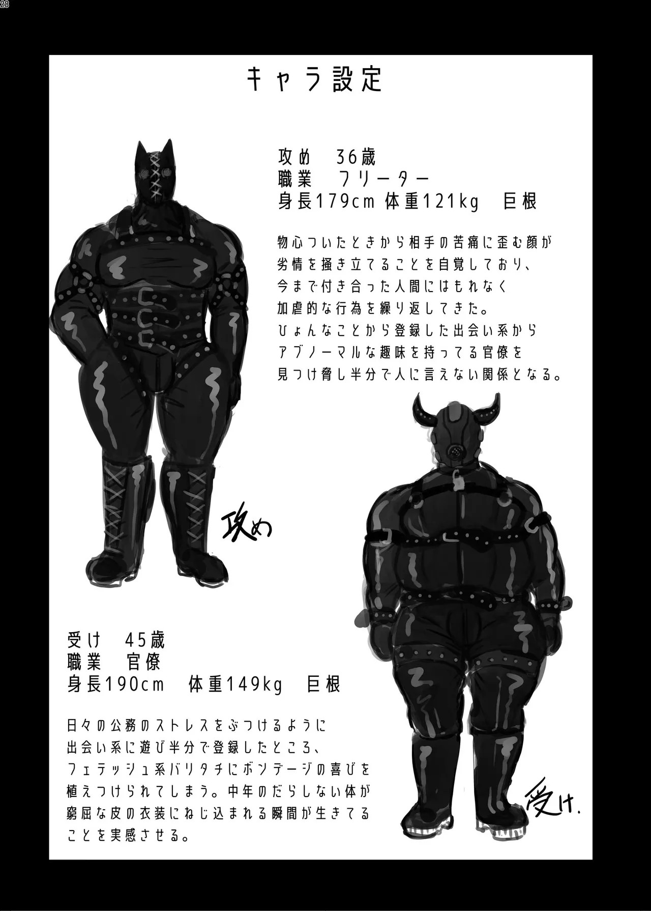 ボンデージ服男・ボンデージ服男合同誌 Page.27