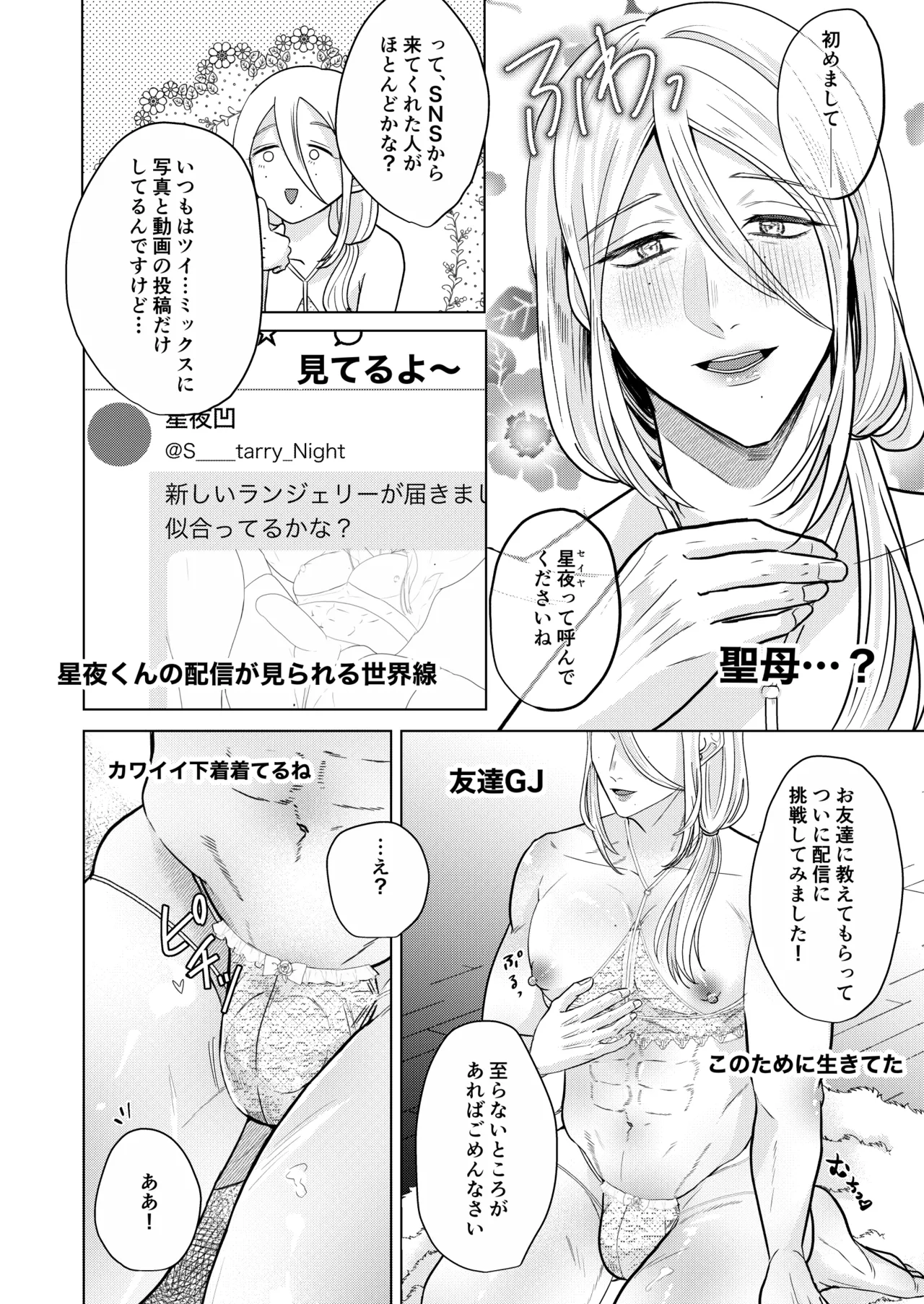 清楚顔ドスケベボディお兄さん癒しのいやらしオナニー配信～星夜くん編～ Page.3