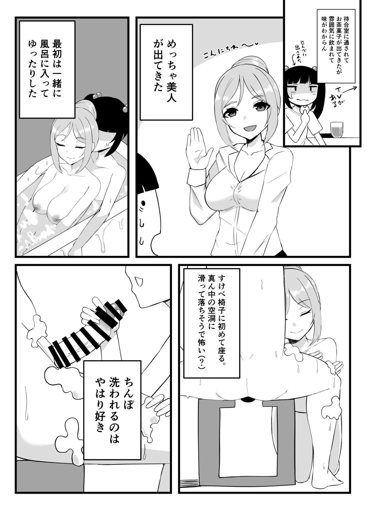 童貞を卒業した時のレポ漫画 Page.2