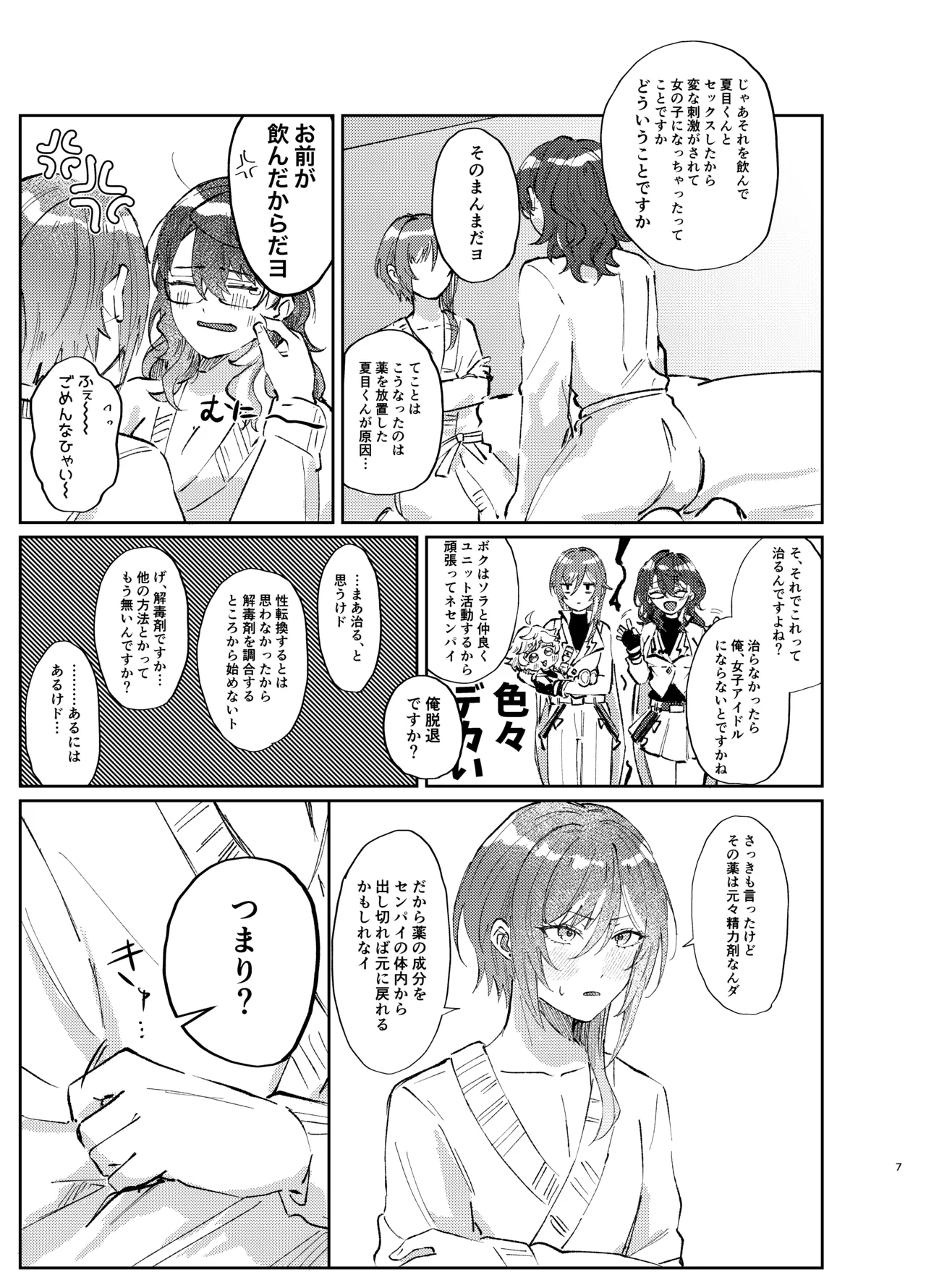 件名：ボクのにいさんが女体化していた件についテ Page.6
