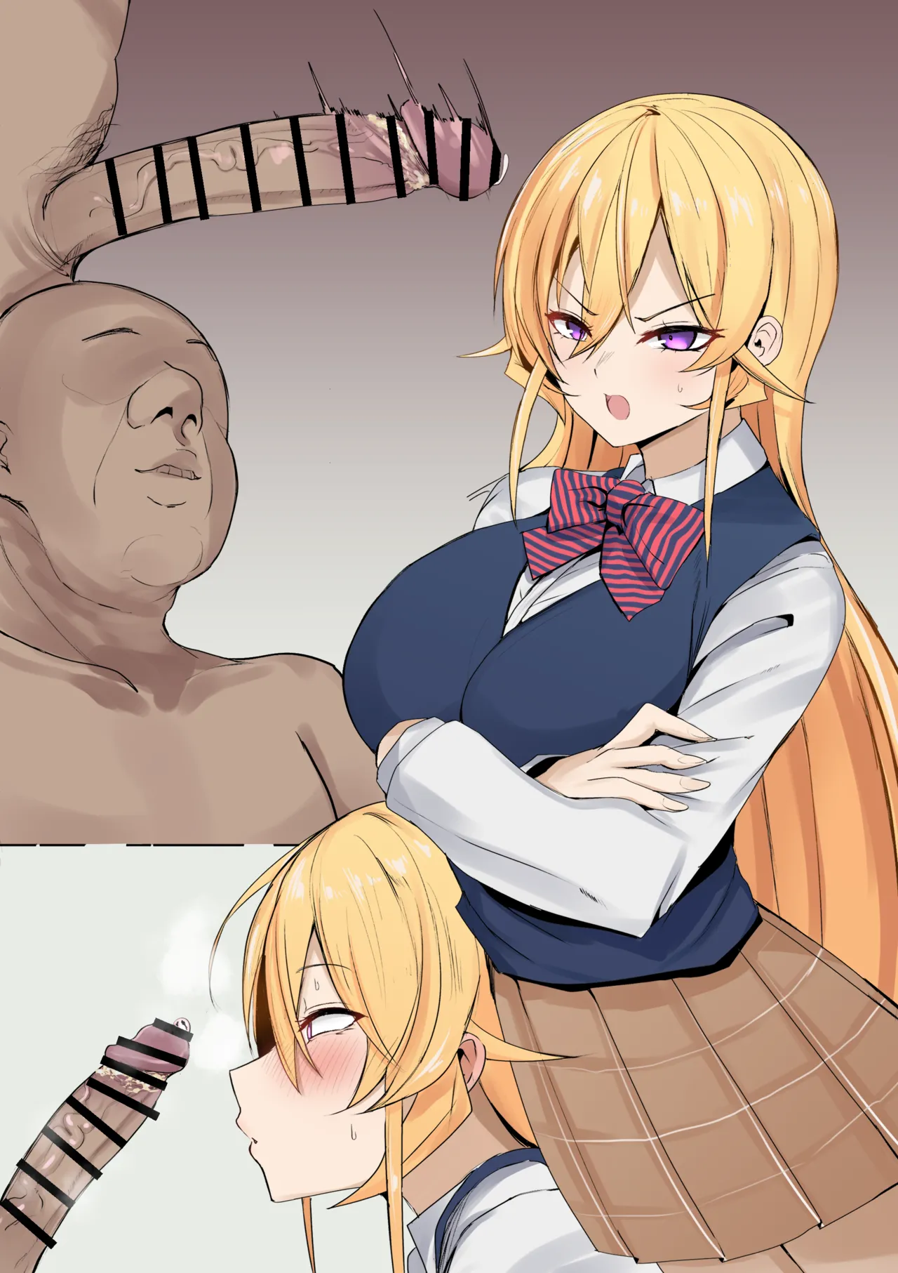 薙切えりな様にチンカスチンポを味わってもらいます Page.9